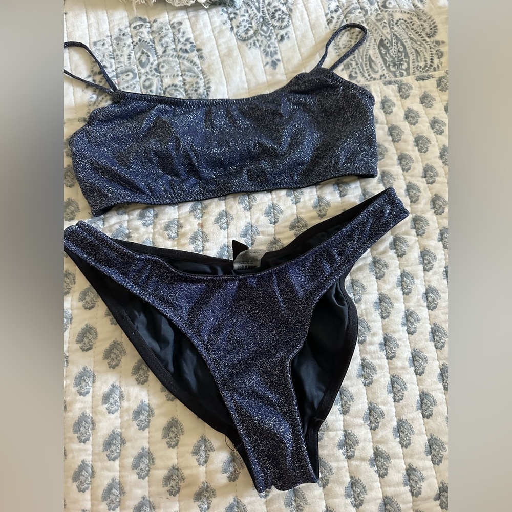 Midnight triangl bikini
